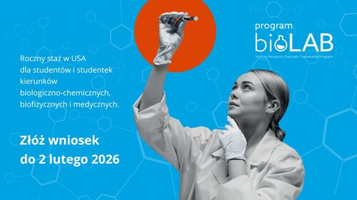 Nabór do programu stażowego BioLAB 2026-27