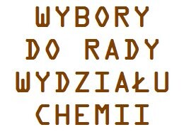 Wyniki wyborów przedstawicieli do Rady Wydziału Chemii na kadencję 2020-2024