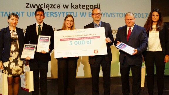 Dr Magdalena Siemieniuk laureatką konkursu Technotalent 2017 w Kategorii UwB