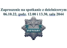 Spotkanie z dzielnicowym