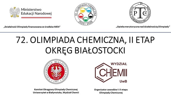 II etap 72. Olimpiady Chemicznej