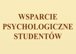 Wsparcie psychologiczne studentów