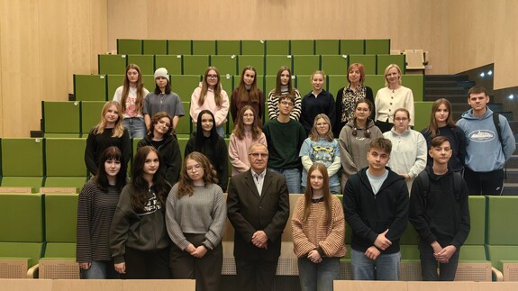 Wizyta uczniów z I LO w Kolnie na naszym Wydziale w ramach Spotkań u Chemików