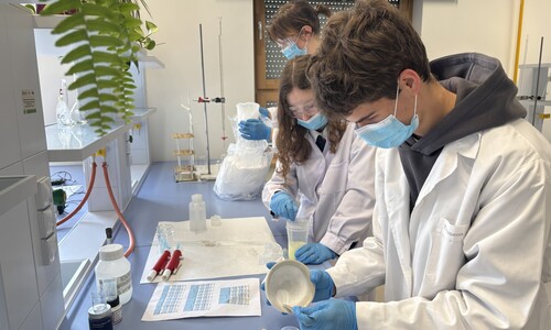 Wydział Chemii UwB wspiera licealist&oacute;w z Ełku w międzynarodowym konkursie Beamline for Schools