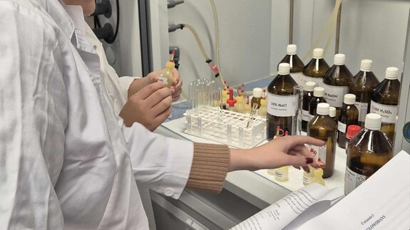 Zajęcia biochemiczne w ramach projektu „Zawód w CZMISie przyda Ci się”