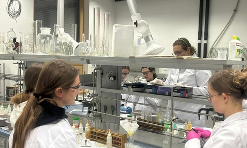 Warsztaty chemiczne dla uczniów Niepublicznej Szkoły Podstawowej w Załukach