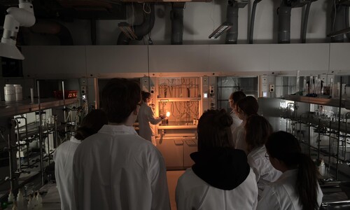 Uczniowie Szkoły Podstawowej nr 4 w Białymstoku na Wydziale Chemii UwB