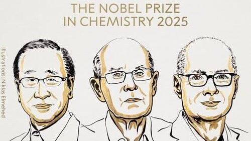 Nagroda Nobla w dziedzinie chemii 2025 przyznana