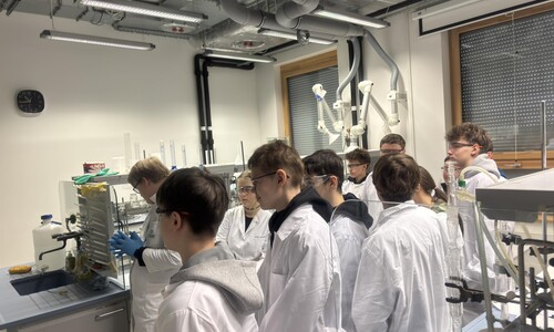 Uczniowie Szkoły Podstawowej nr 4 w Białymstoku na Wydziale Chemii UwB