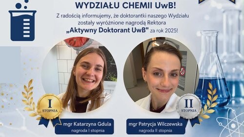 Sukces doktorantek Wydziału Chemii UwB