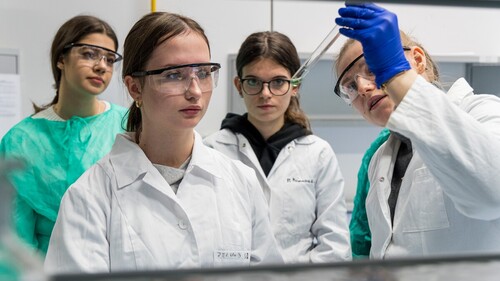 Akcja „Studiuj z UwB” z udziałem uczniów I LO z Sokołowa Podlaskiego.