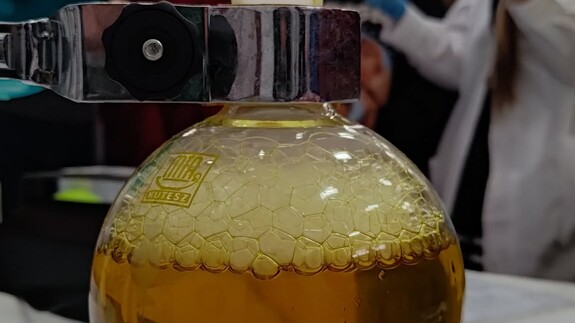 Pracownicy i doktoranci Wydziału Chemii UwB na XX Targach Edukacyjnych w II LO im. księżnej Anny z Sapieh&oacute;w w Białymstoku