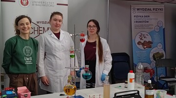 Wydział Chemii na XX Targach Edukacyjnych w II LO w Białymstoku